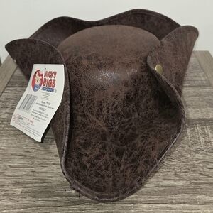 Nicky Bigs Novelties Adult Distressed Brown Pirate Tricorne Hat Tri-Corner Trico